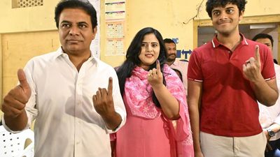 Let’s hope for the best, KTR tells party rank and file after polling