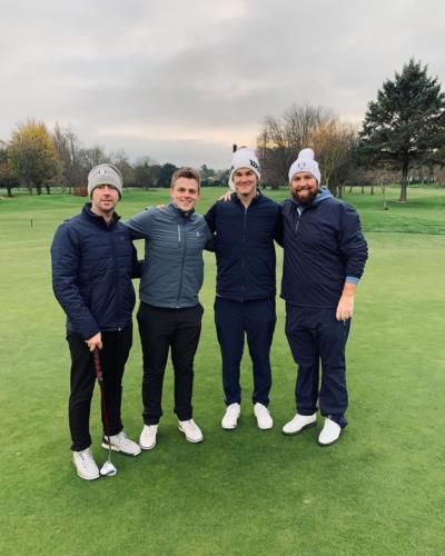 Shane Lowry And Friends Enjoying A Day On The Course