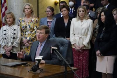 Mississippi Governor Signs Law Regulating Transgender Bathroom Use