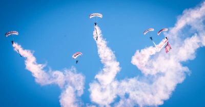 ADF Parachuting School celebrates 50th anniversary with icy drop