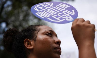 US support for abortion rights up four points to 60% since fall of Roe v Wade