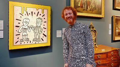 “There are no rules and no planning: just organic, true doodling,” says Mr Doodle as he launches major exhibition