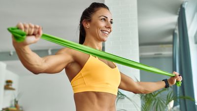 You don’t need weights to strengthen your triceps — use this 9-move resistance band workout instead