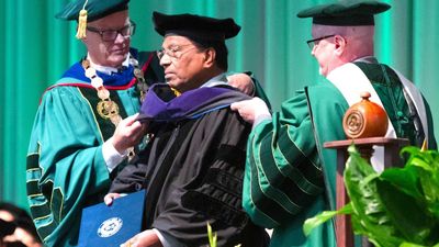 New York University confers honorary doctorate on VIT chancellor