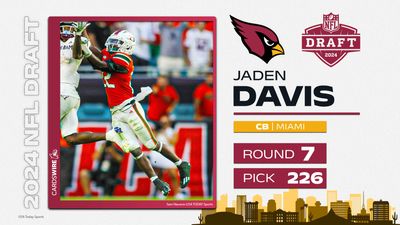 Contract details for Cardinals 7th-round pick CB Jaden Davis