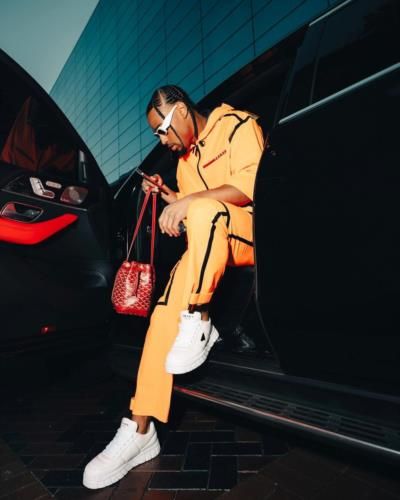 Kyler Gordon Stuns In Vibrant Yellow Outfit With Sporty Flair