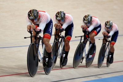 Japan use £108,000 track bike with left-sided drivetrain at Paris Olympics