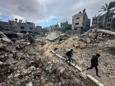 Israeli Airstrikes In Nuseirat Refugee Camp Leave 40 Dead