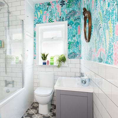 Bathroom wallpaper ideas to add instant colour and impact to bathroom walls