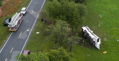 At least 8 people dead as bus carrying farmworkers crashes in Florida