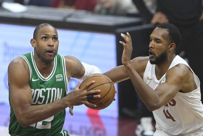 The Boston Celtics survive the Cleveland Cavaliers 109-102 to take a commanding 3-1 series lead