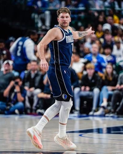Luka Doncic And Teammates Unite For Victory On Court