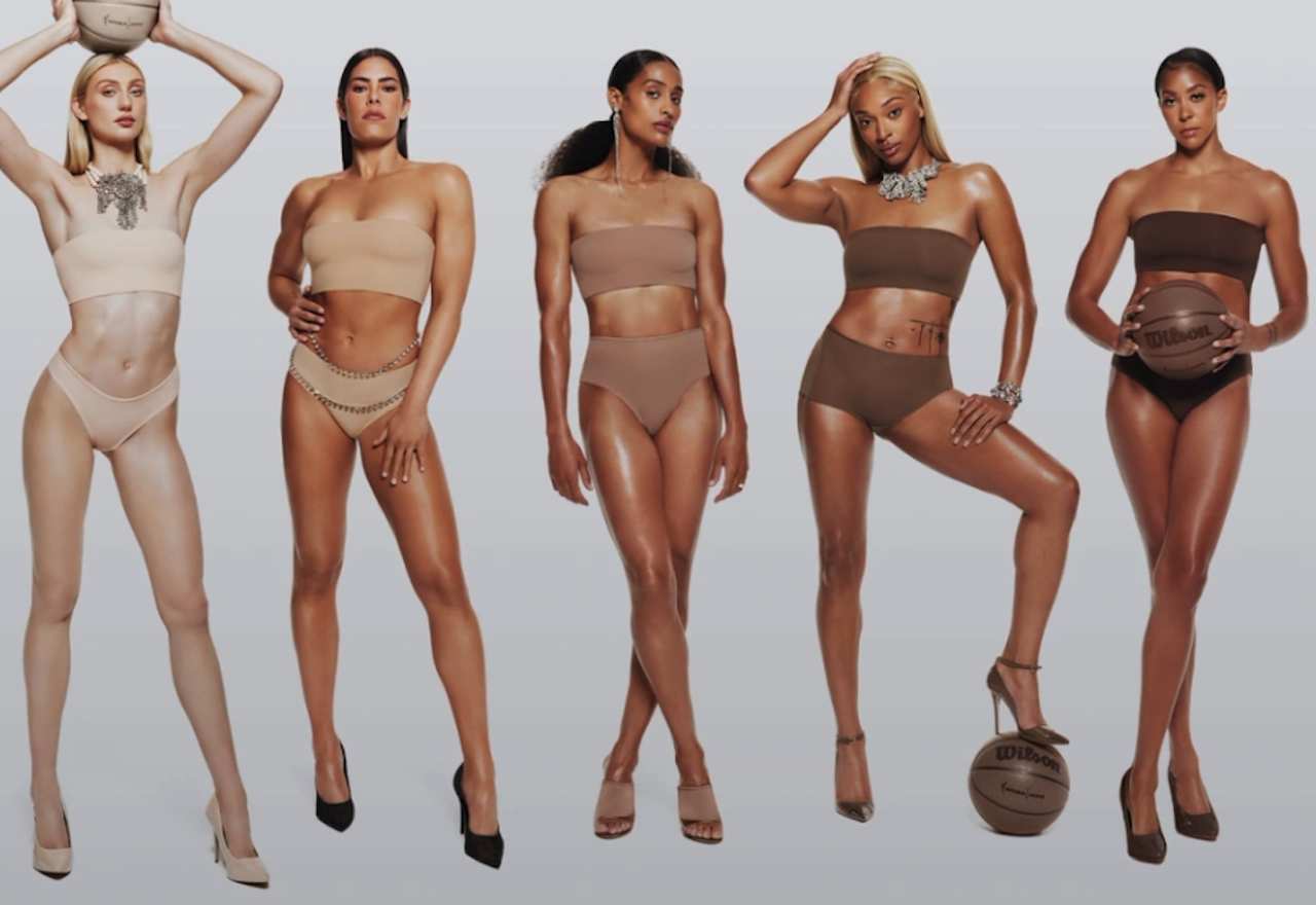 How the WNBA Stars Posing in SKIMS Underwear Almost…