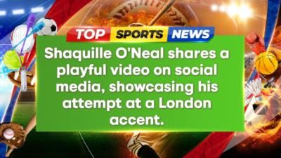 Shaquille O'neal's Playful London Accent Lip-Sync Video