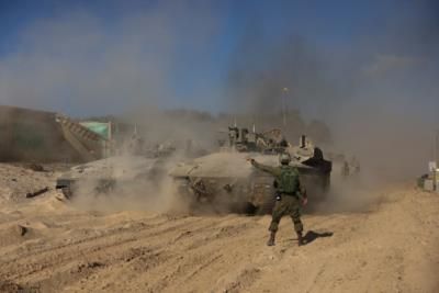 Israeli Military Strikes Hamas War Room In Central Gaza