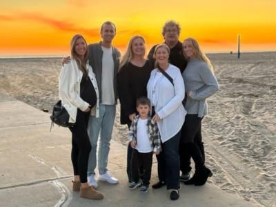 Sara Hughes And Family Embrace Sunset Beach Gathering