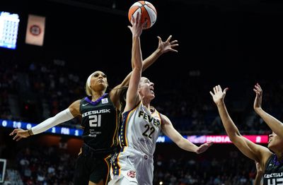 Caitlin Clark scored her first WNBA points for the Fever in an unexpected way