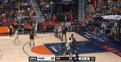 Caitlin Clark finally hit her first WNBA 3-pointer for the Fever after tough first half