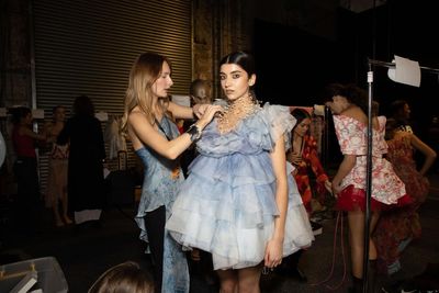 Big sleeves, bubble skirts and layers of tulle: next-gen designers steal the runway at Australian fashion week