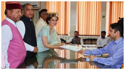 Kangana Ranaut declares assets worth Rs 91 Crore as she files nomination for Lok Sabha Elections; says win will be 'biggest turning point'
