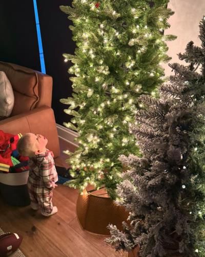 J.J. Watt's Son Captivated By Christmas Magic