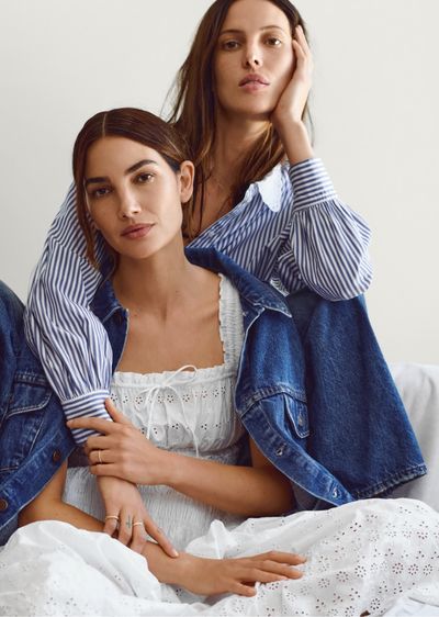 Sisters Ruby and Lily Aldridge Are the Faces of Gap's New DÔEN Collaboration