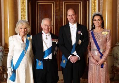 The Royal Family Hosts Annual Diplomatic Reception At Buckingham Palace
