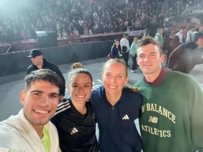 Tennis Stars Unite: A Moment Of Unity And Celebration