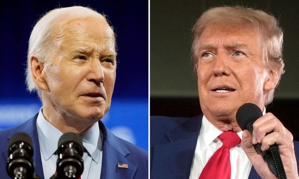 Trump and Biden accept invitation for presidential debate on 27 June – live