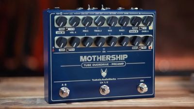 “The perfect amp-in-a-box pedal”? Tsakalis AudioWorks’ tube-loaded Mothership merges analog warmth with highly configurable cab sims in one tube overdrive/preamp pedal