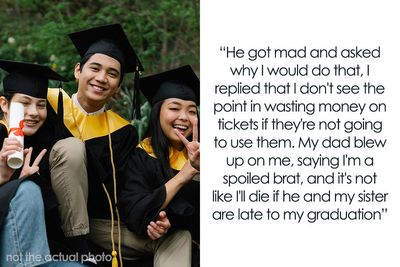 Teen Spites Dad And Sister Who Planned To Skip Her Graduation By Giving Away Their Tickets