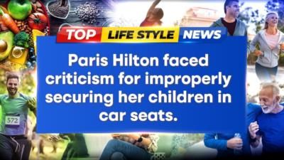 Paris Hilton Learns About Rear-Facing Car Seats For Infants