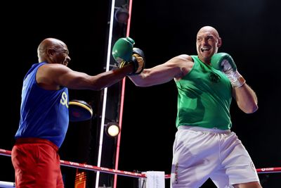 Photos: Tyson Fury vs. Oleksandr Usyk open workouts in Riyadh