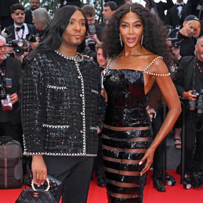 Law Roach Styles Naomi Campbell in a Vintage Chanel Dress She Debuted on the Runway