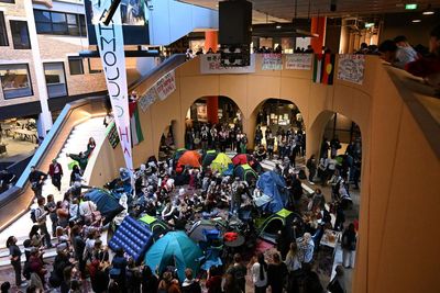 ‘Crossed a line’: students threatened with police action over pro-Palestine sit-in at University of Melbourne