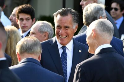 Romney Says Biden Made 'Enormous Error' By Not Pardoning Trump In Hush Money Case