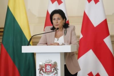 Georgian President Criticizes 'Foreign Influence' Bill As Unacceptable