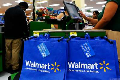 Walmart stock surges to record on updated earnings and outlook