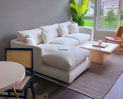This modular sofa even lets you adjust the height of the couch & the density of the cushions