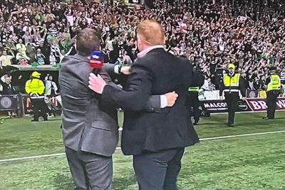 Brendan Rodgers joins Neil Lennon in touching Celtic moment