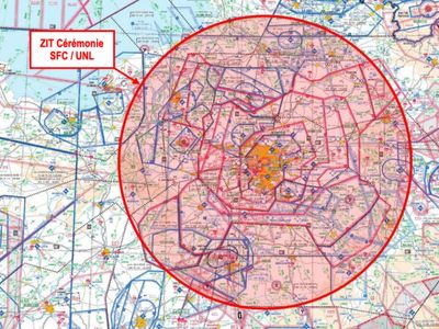 Revealed – the no-fly zone across northern France during Paris Olympics opening ceremony