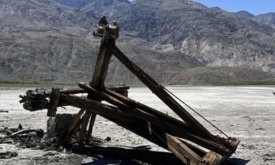 Historic Death Valley tram tower toppled by off-roading tourists