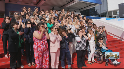Cannes chronicles: A #MeToo red carpet photo to signify an end to women being silenced