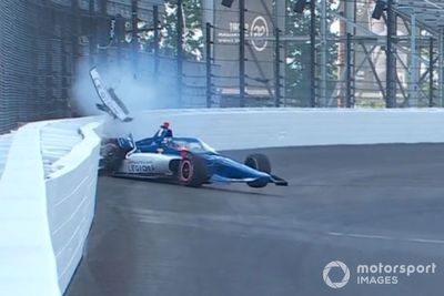 Lundqvist crashes in Thursday morning’s practice for Indy 500