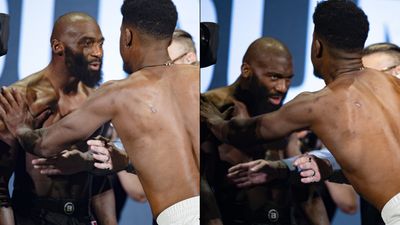 Bellator Champions Series video: Chaos erupts after Jaleel Willis shoves Cedric Doumbe BEFORE stepping on scale
