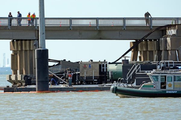 Bridge between Galveston and Pelican Island remains closed after barge crash