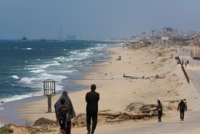 US Establishes Gaza Pier To Boost Aid Delivery