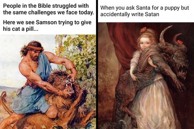 50 Paintings Perfectly Suited For Memes, Courtesy Of “Art Memes Central” (New Pics)