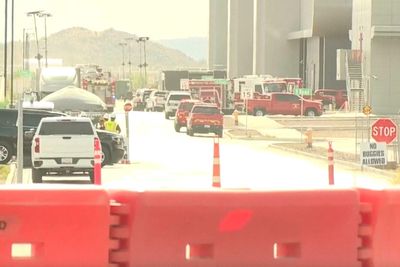 Driver killed in incident at Arizona facility that is being built by a Taiwanese semiconductor giant