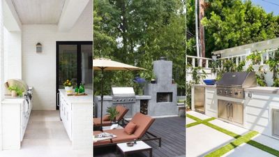 7 outdoor kitchen colors recommended by interior designers